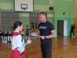 Rok szkolny 2023-2024 - 149 - Rejonowe Igrzyska Mêodzie╛y Szkolnej w piêce siatkowej dziewczÑt